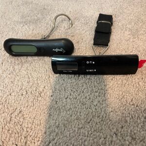 Black Digital Luggage Scales